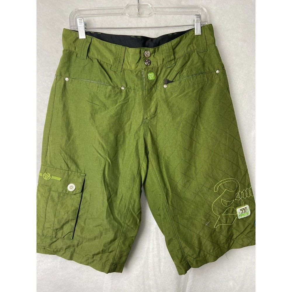 SOMBRIO Shorts Men's Green Freeride Cycling Board Shorts  Size Medium